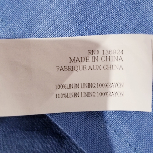 CAPULET One Shoulder Mini Linen Dress - Picture 9 of 9